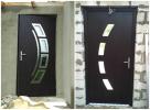 Наши работы по установке композитных дверей Vikking  в Латвии
